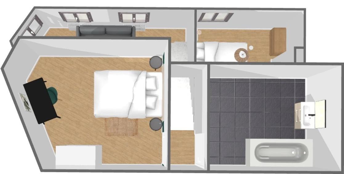 Duplex 2 Bedrooms 2 Bath Lille Eksteriør bilde