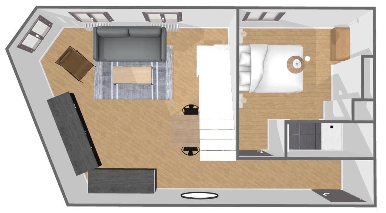 Duplex 2 Bedrooms 2 Bath Lille Eksteriør bilde